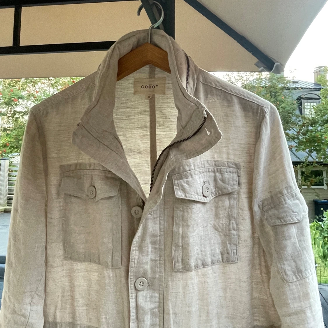 Field jacka 100% linne - 91