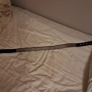 Studded bälte - Köpt från sellpy aldrig använd varken av mig eller säljaren  Ligger bara i vägen i garderoben hela tiden, så hoppas någon annan kan få användning av den