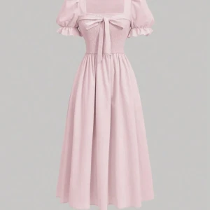 Rosa klänning  - Midi klänning aldirg använt lapp på