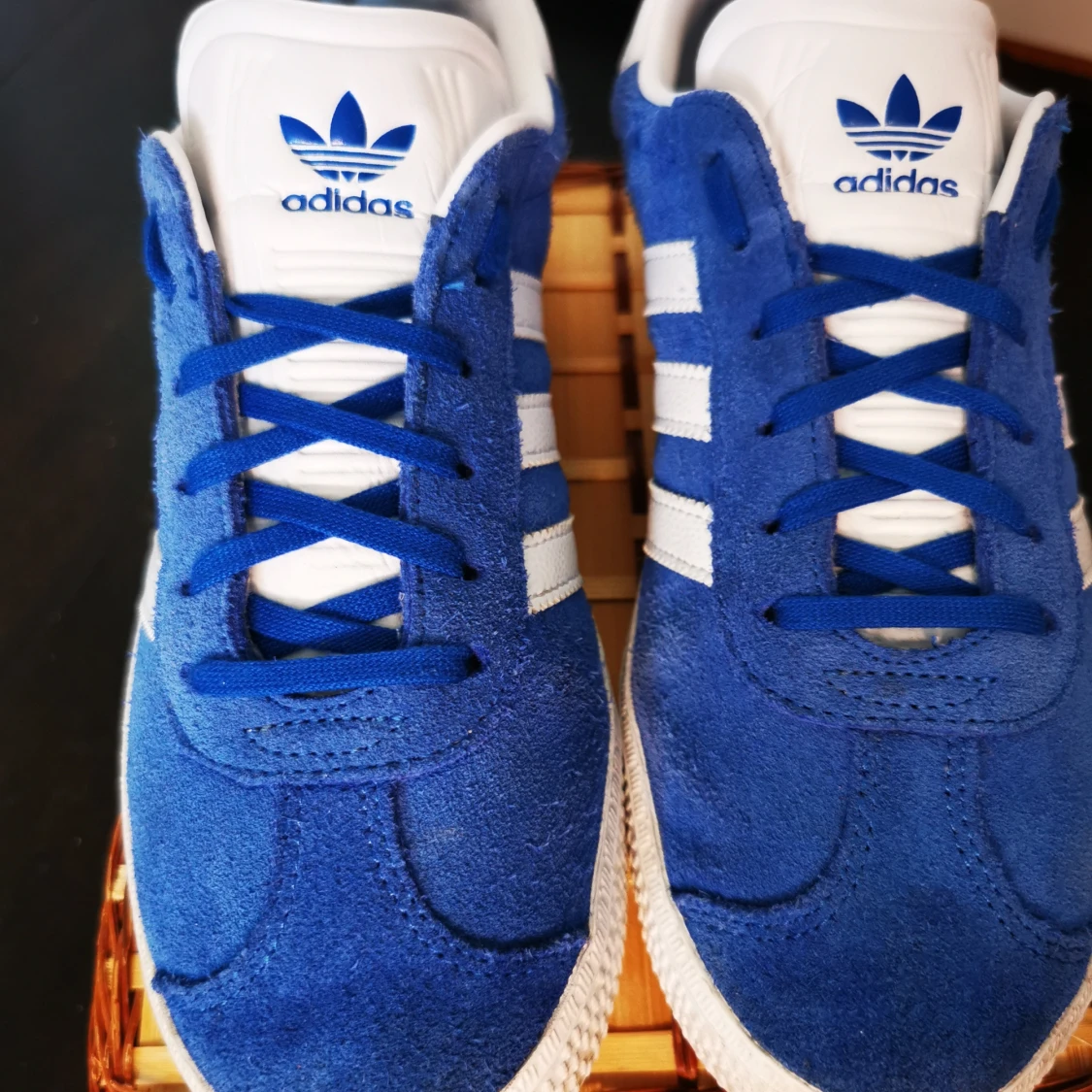 Blå Adidas Gazelle sneakers - 1