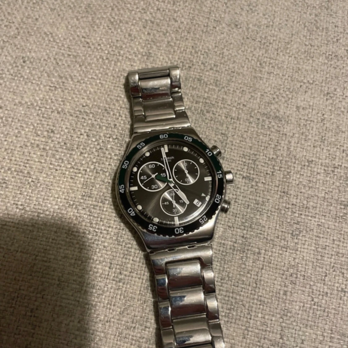 Swatch dark green irony YVS506G