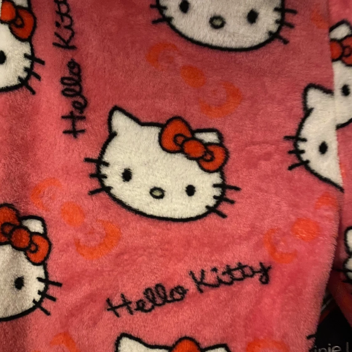 Rosa Hello Kitty mjukisbyxor - 1