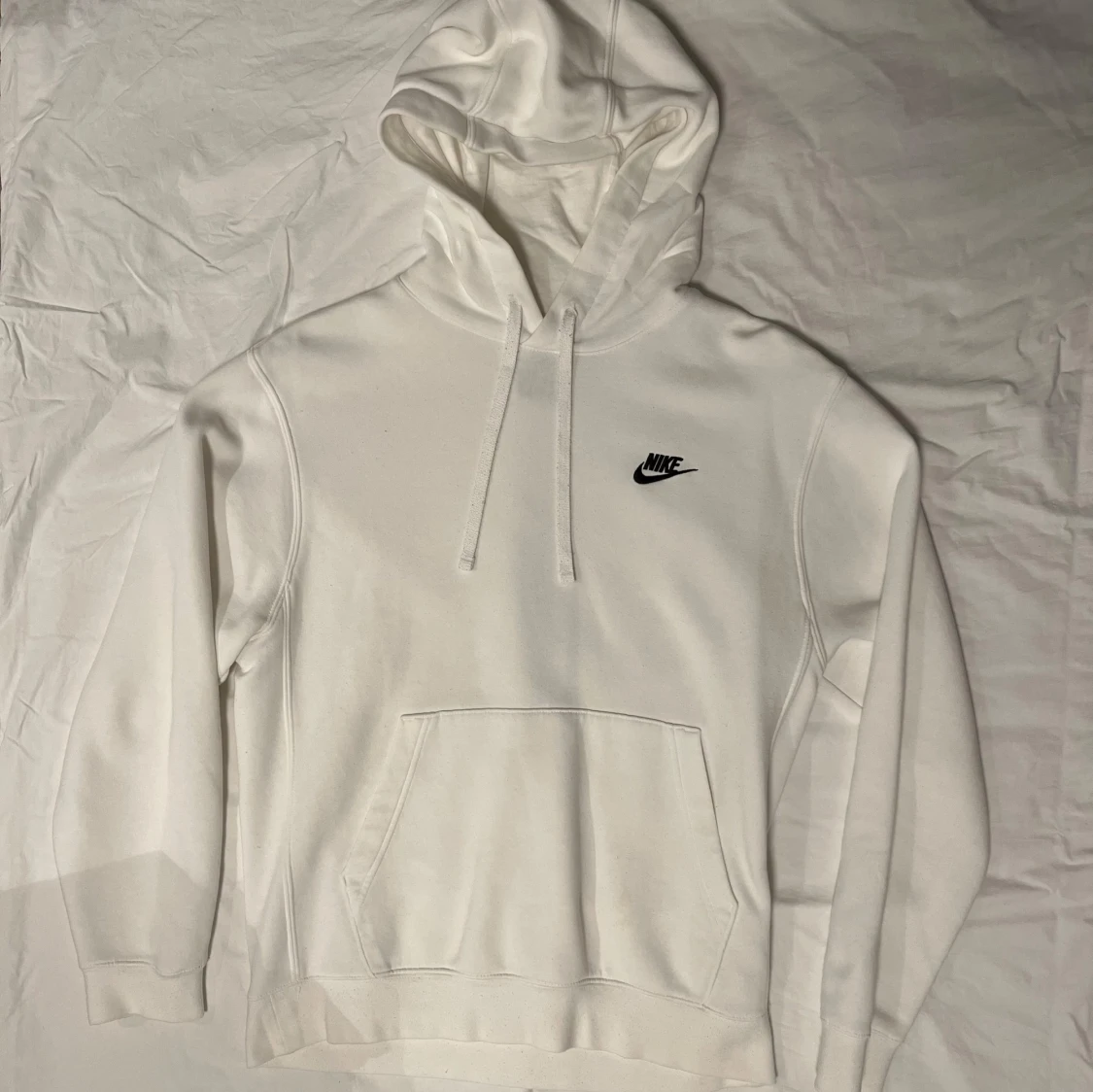 Vit hoodie från Nike
