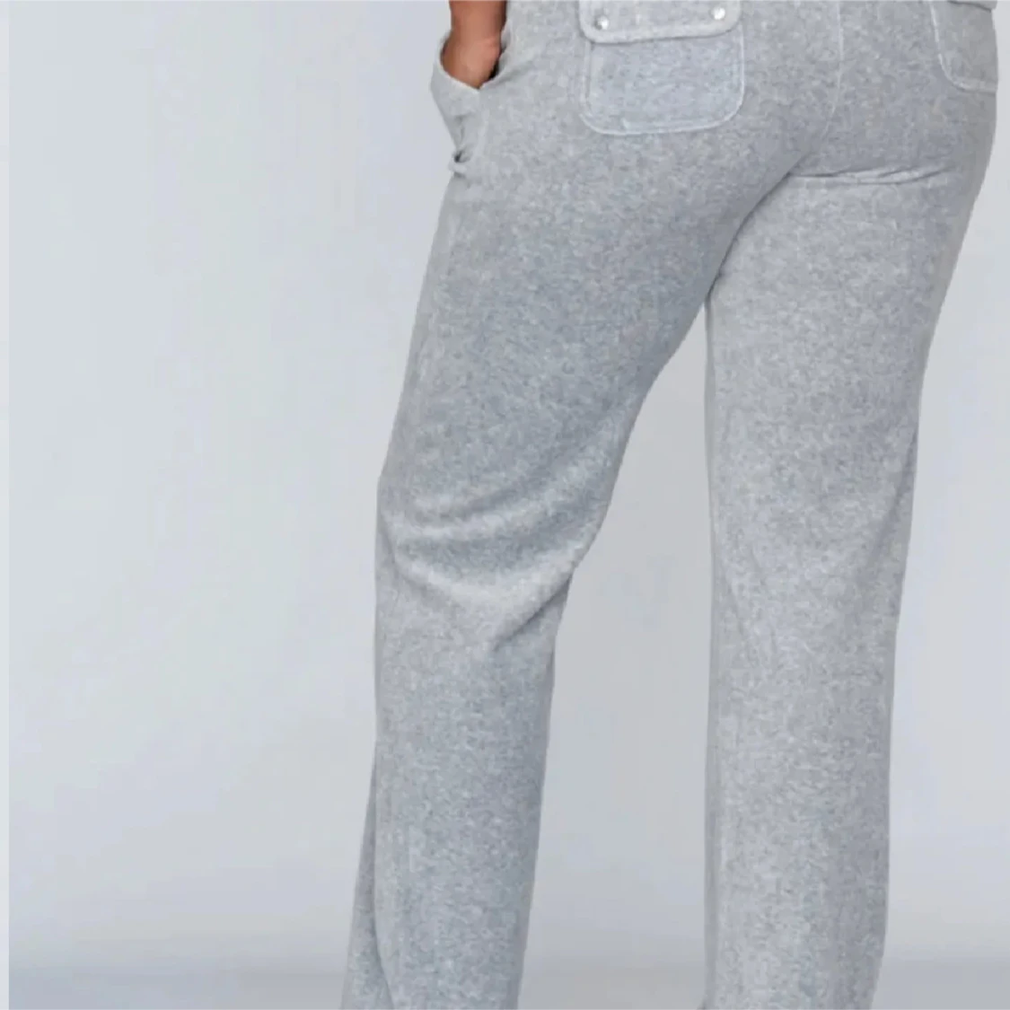 Grå juicy byxor - 2