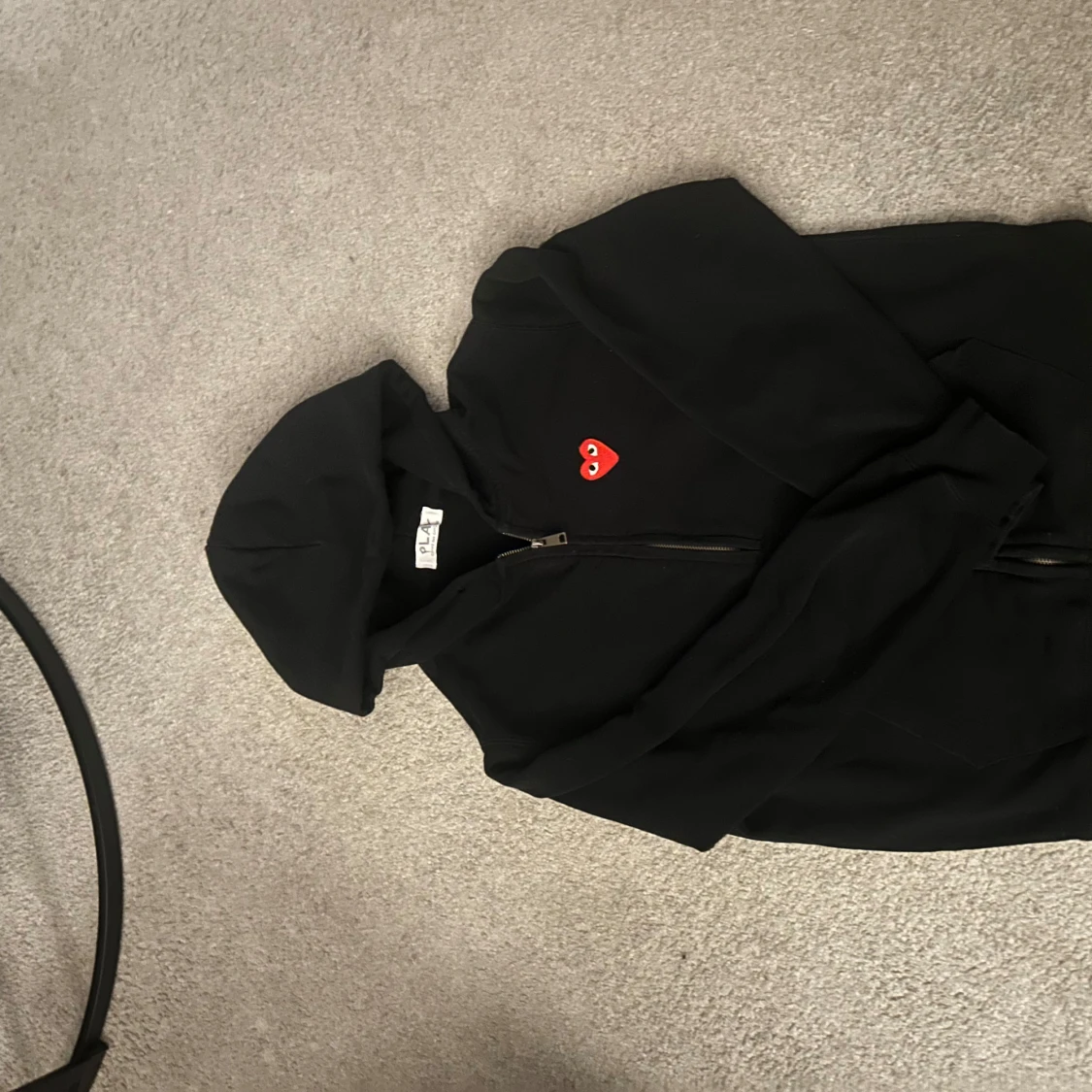 Svart hoodie från Comme des Garçons - 1