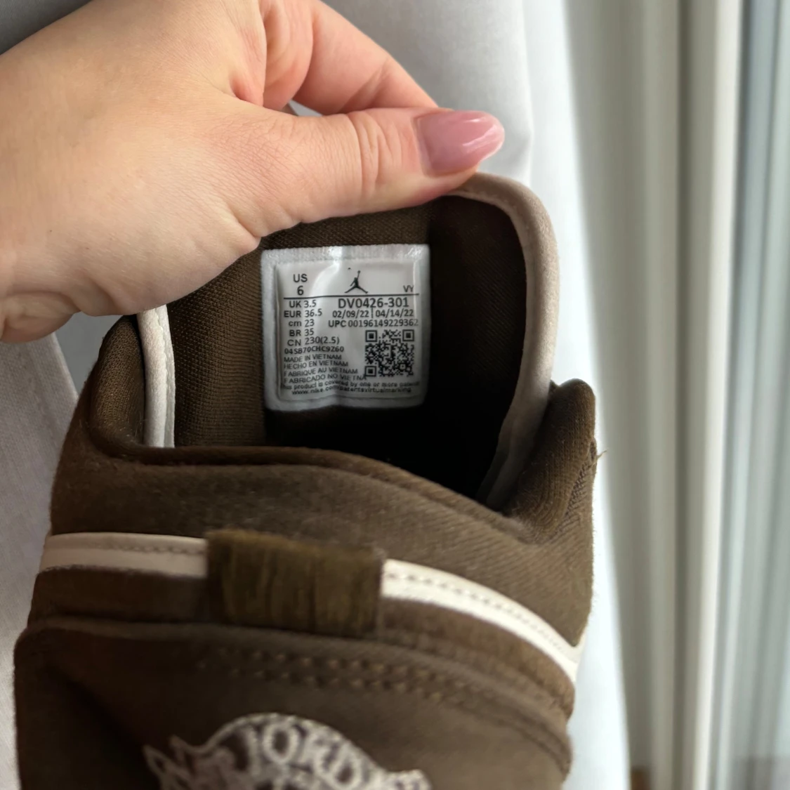 Jordan Sneakers - light olive/sail/white nya - 1