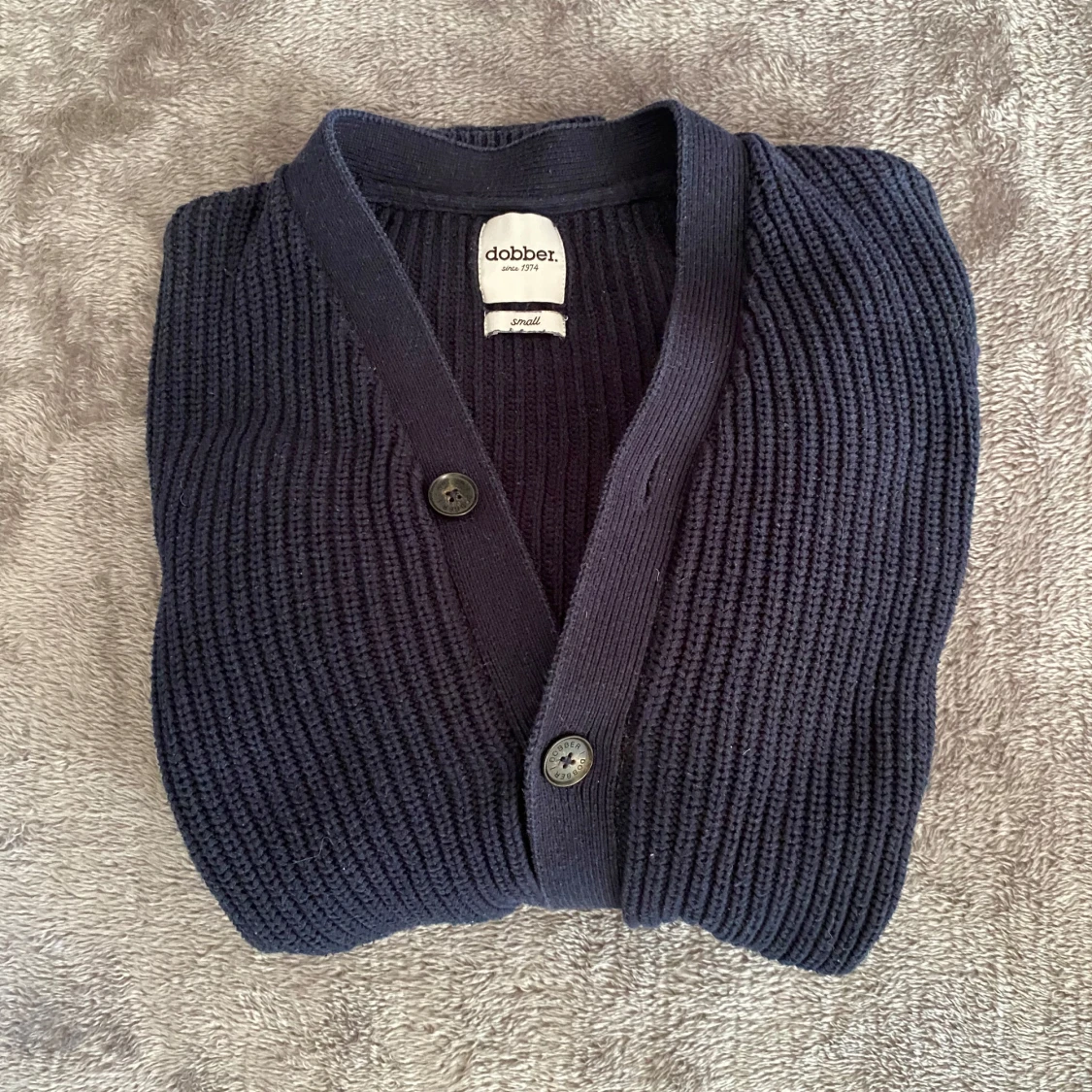 Mörkblå kofta från Dobber