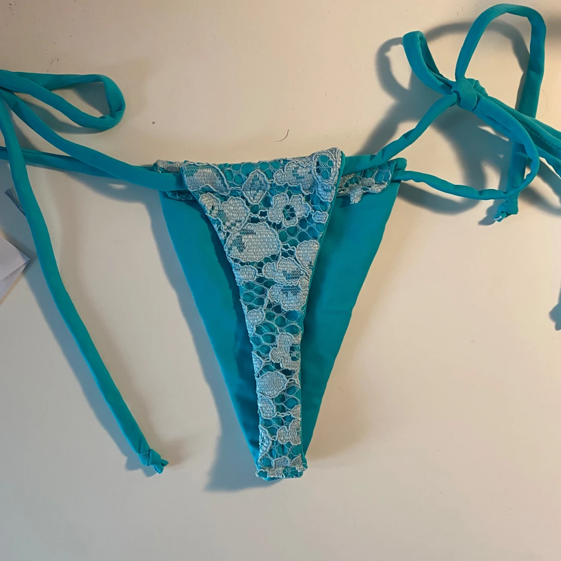 Hand made turquoise bikini - 3