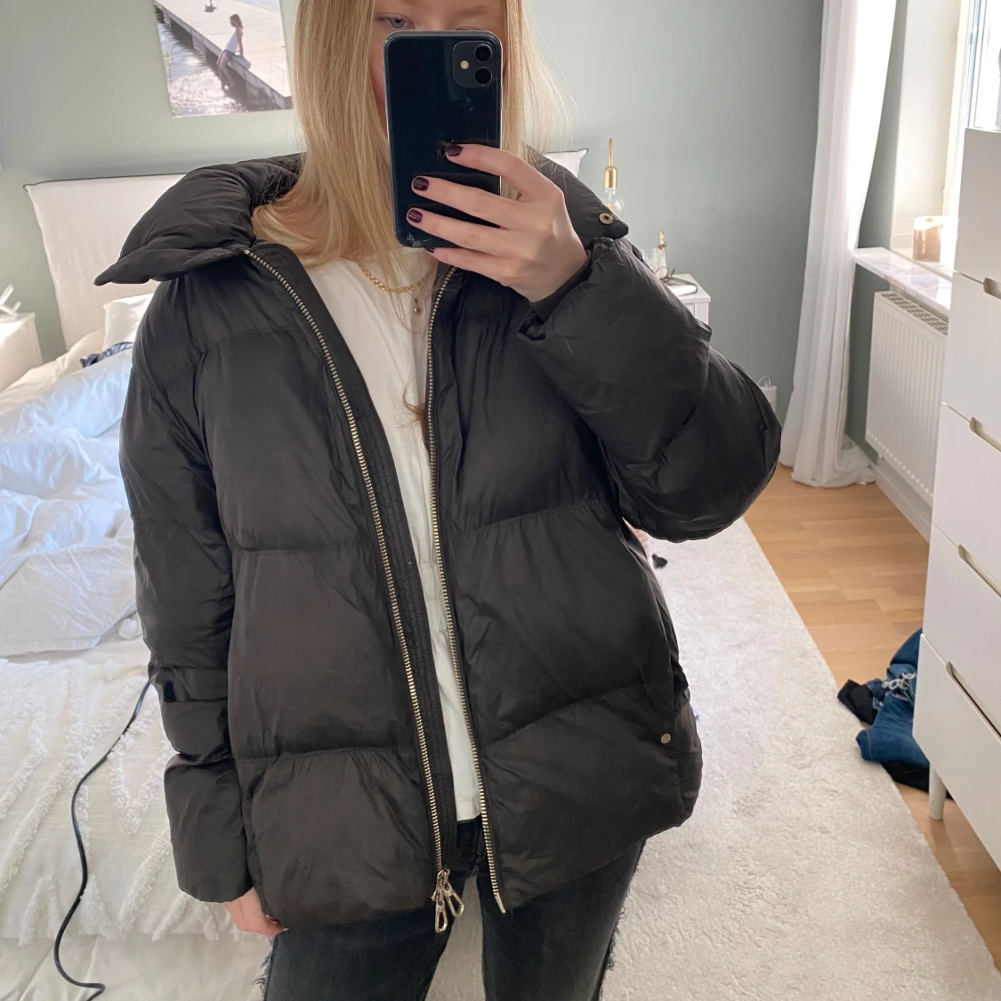 Brun pufferjacka - 91