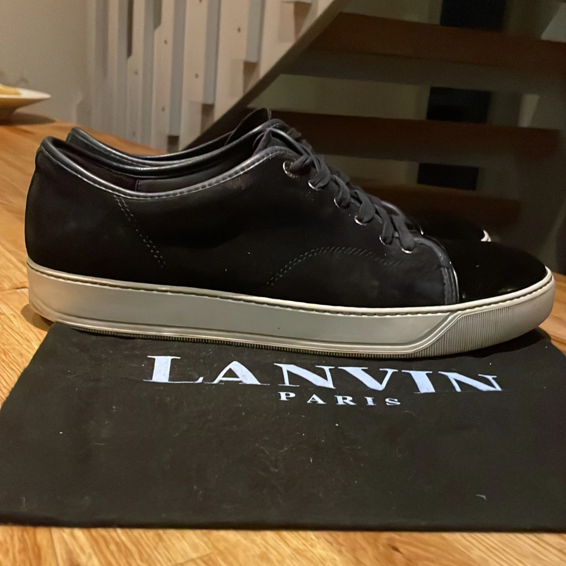 Marinblå Lanvin skor - 90