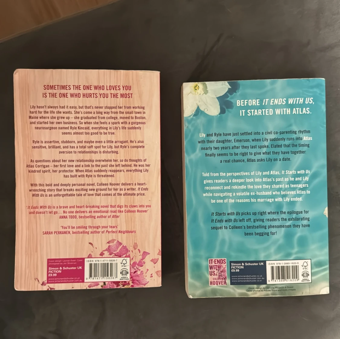 It Ends With Us och It Starts With Us av Colleen Hoover - 90