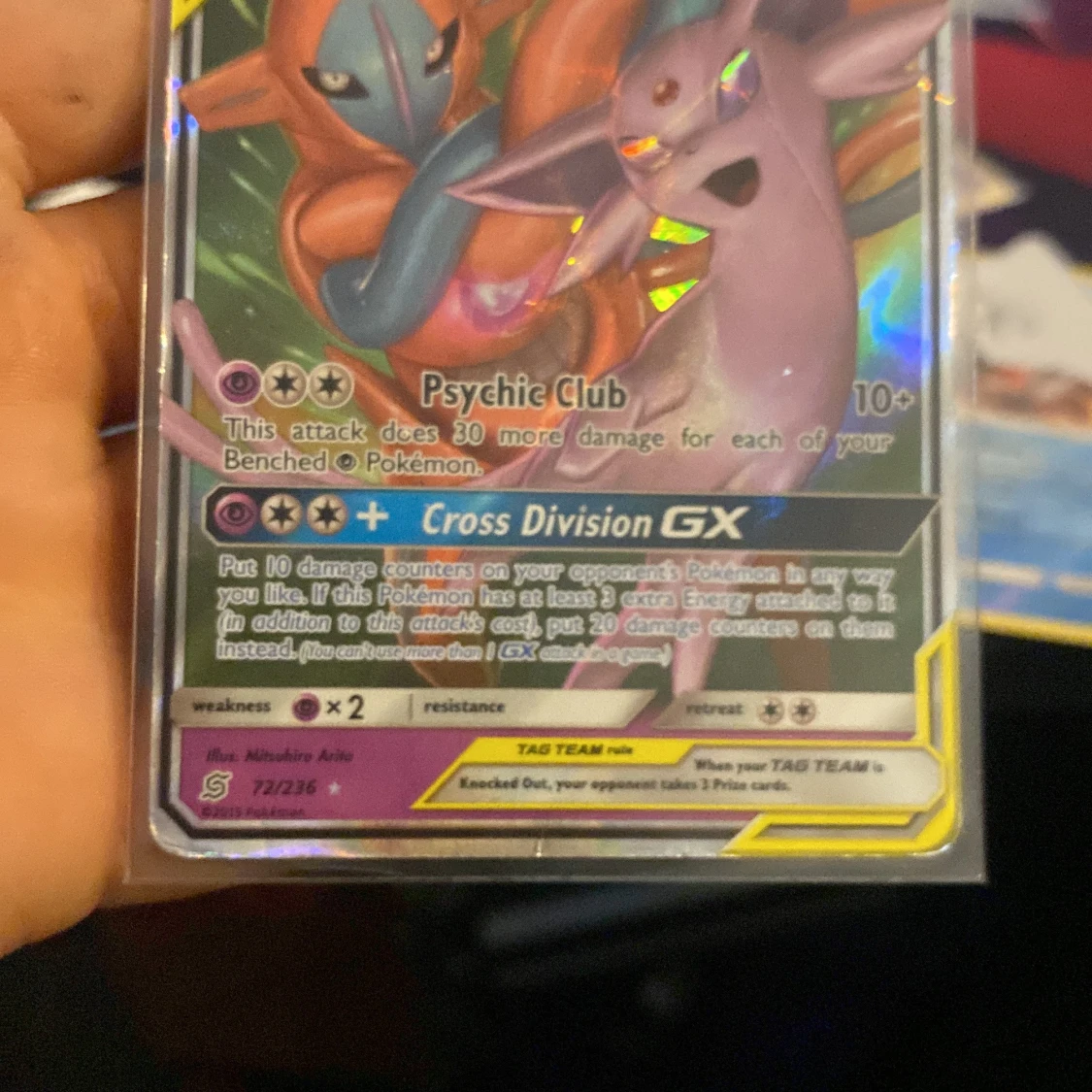 Espeon & Deoxys GX Pokémonkort - 92