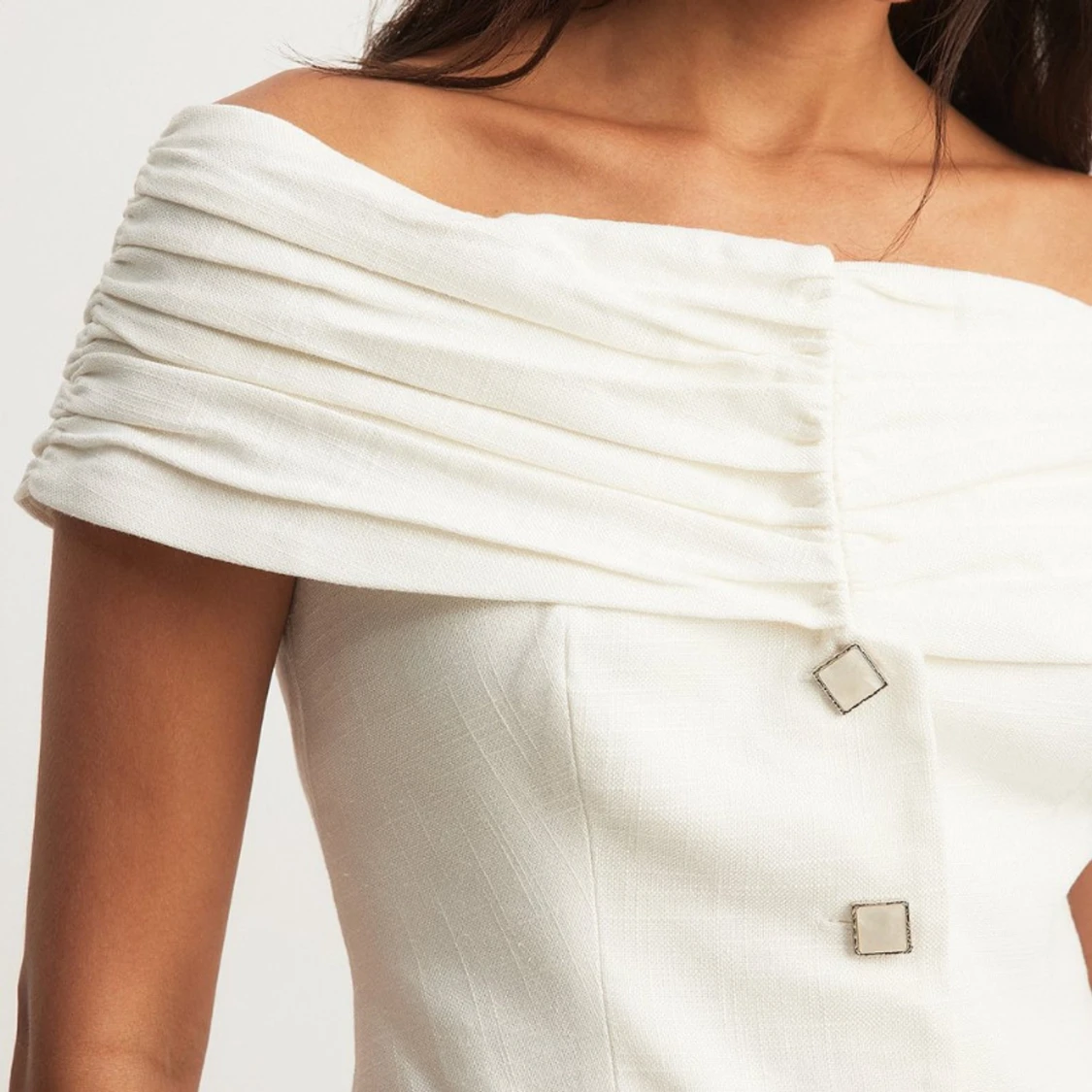 Vit offshoulder topp från NA-KD - 91