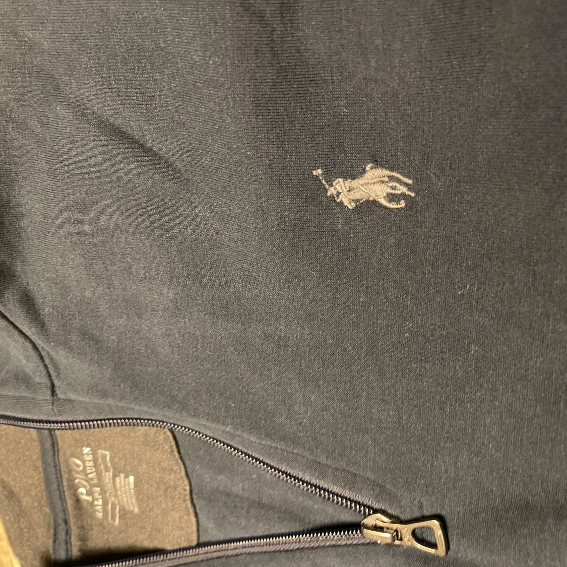 Ralph Lauren zipped neck marinblå - 90