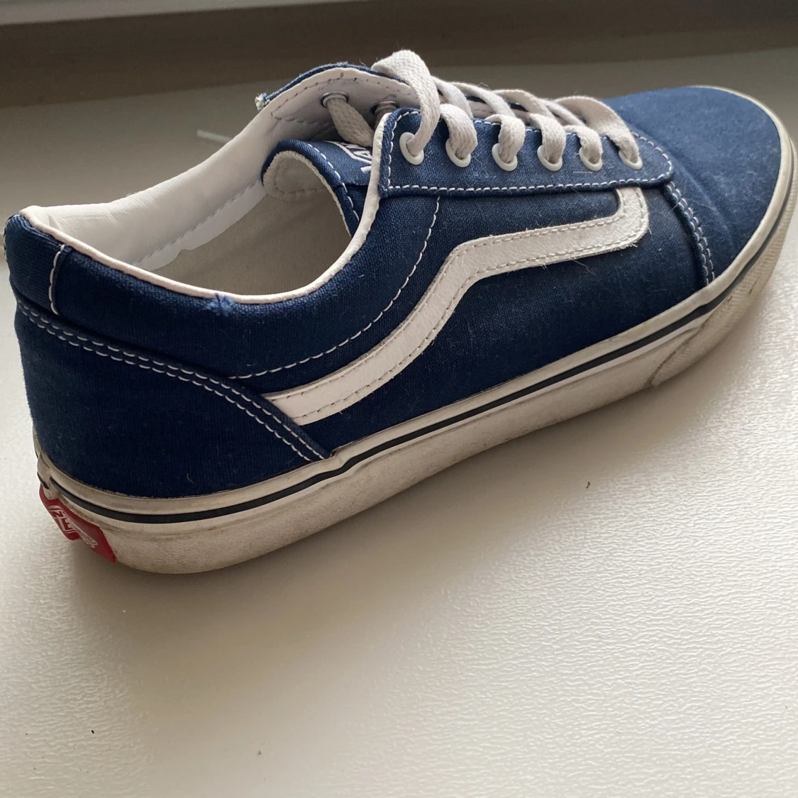 Mörkblå låga vans - 4