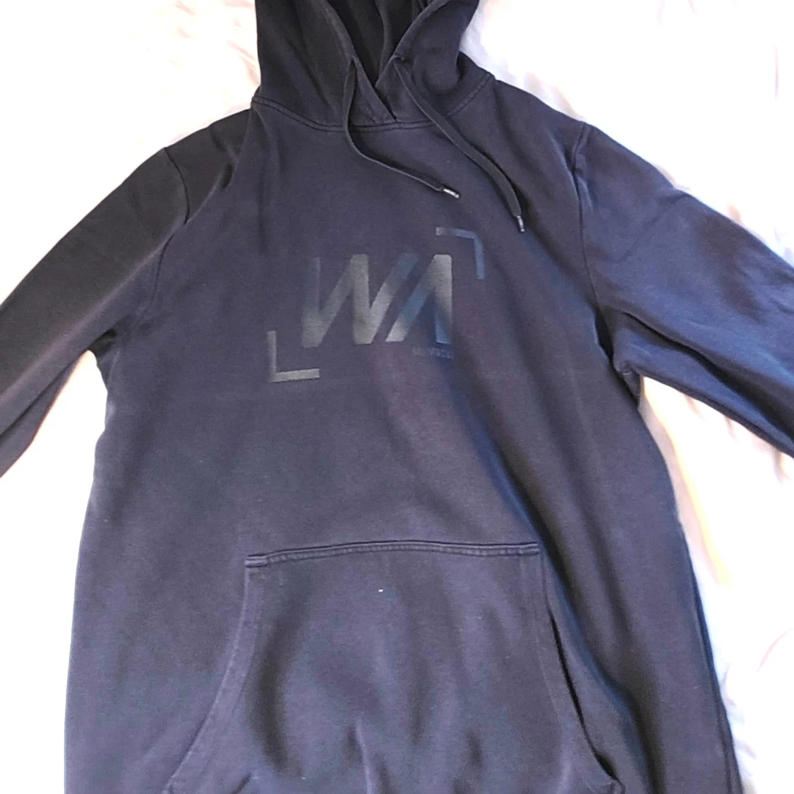 Svart hoodie från h&m