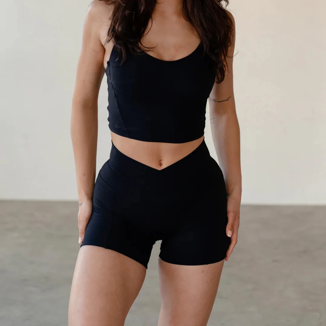 Gymshorts med scrunch - 90