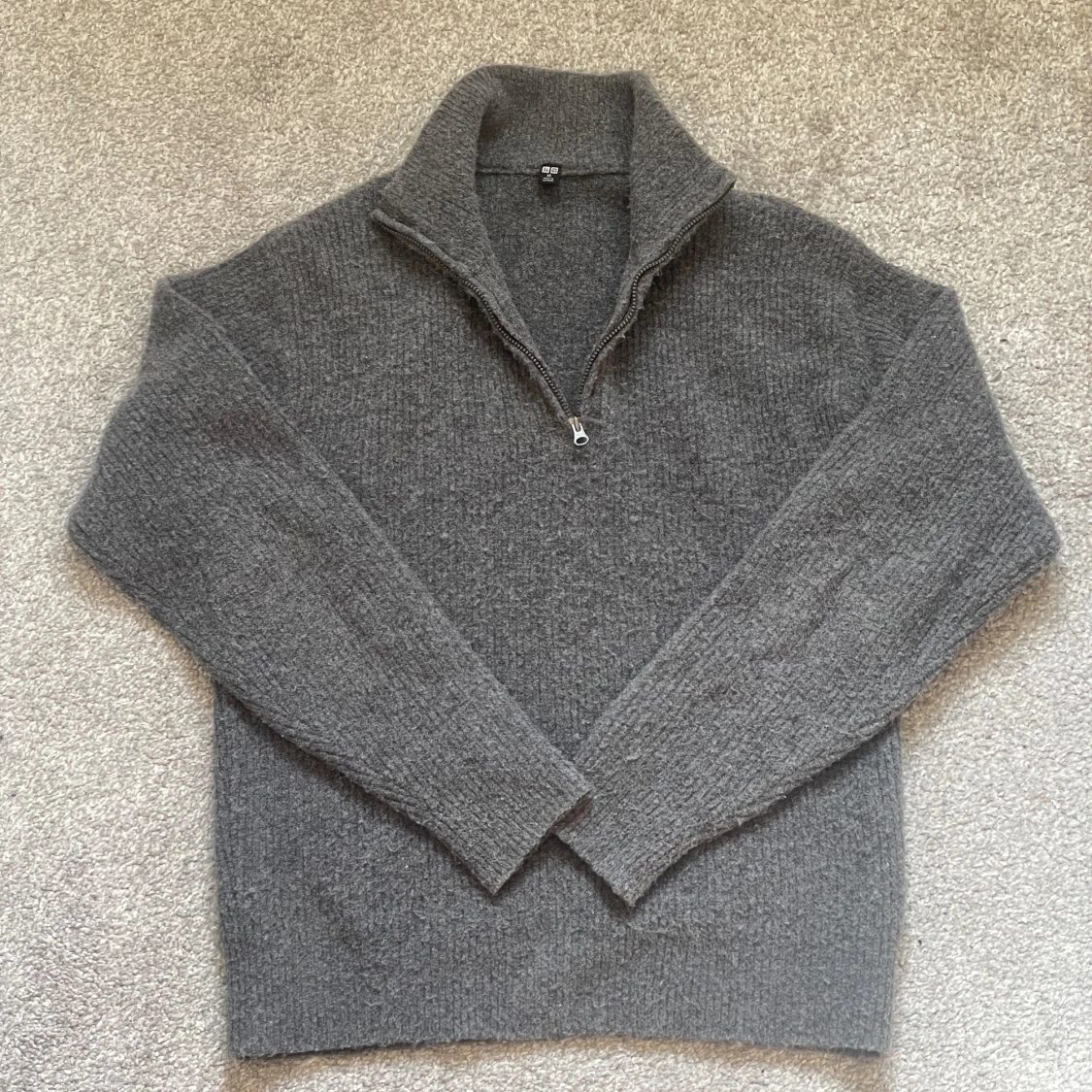 Uniqlo stickad half-zip - 90