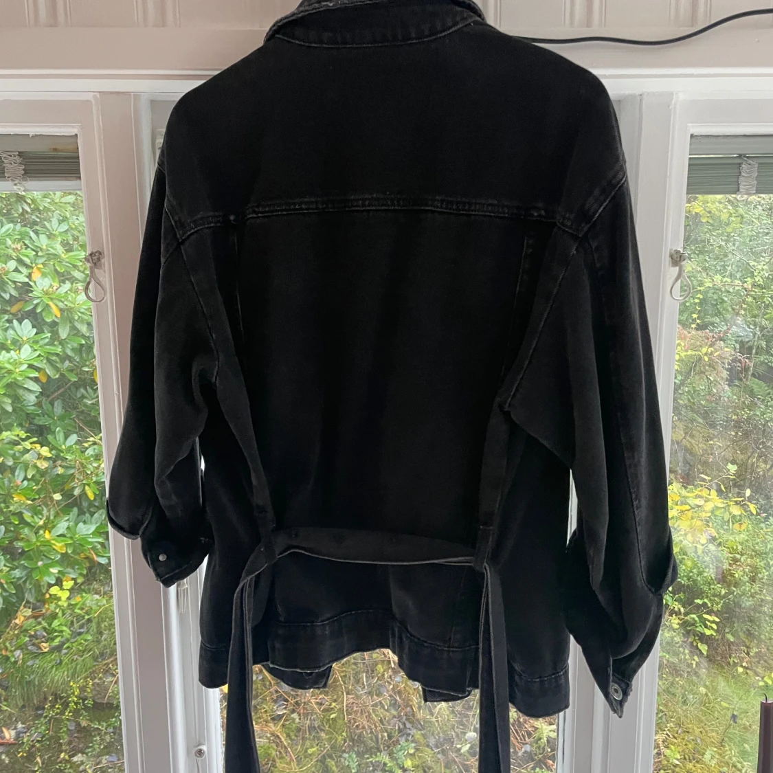 Svart jeans oversize jacka - 90