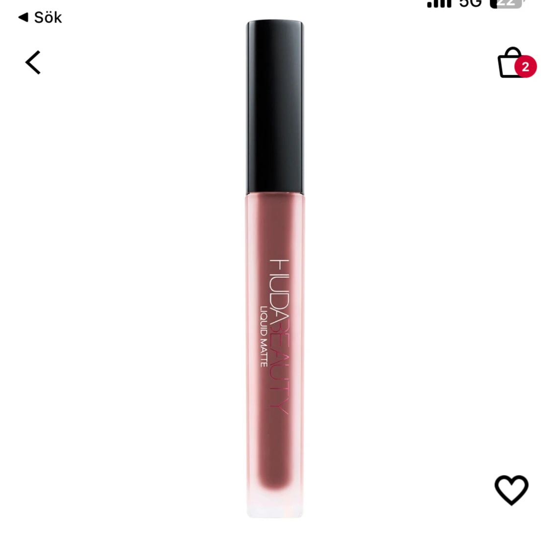 Nytt och oöppnat Huda Beauty läppstift ”First class” - 90