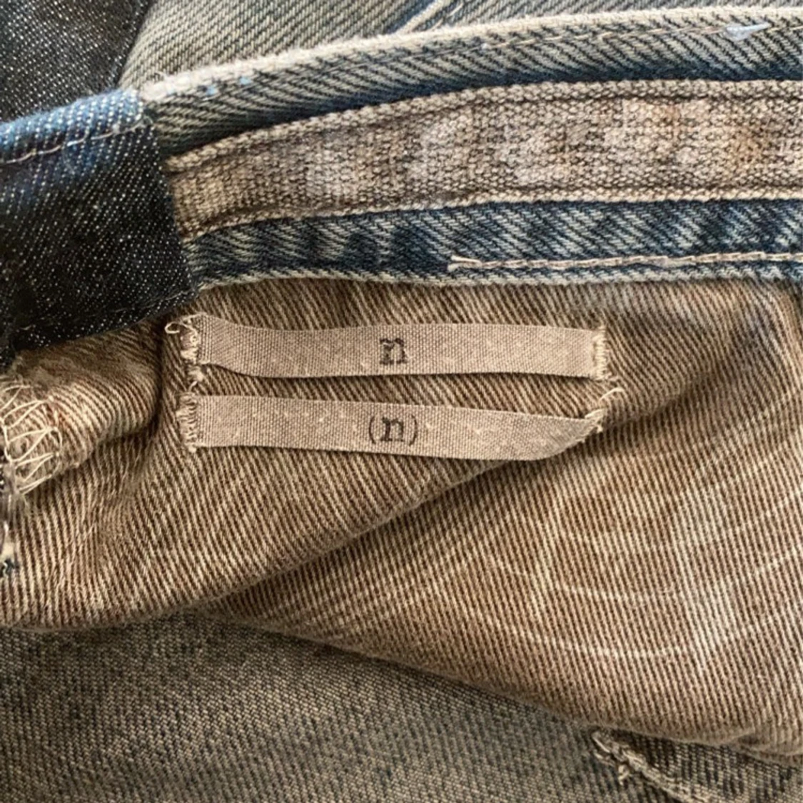 Number (N)ine ss07 pain denim  - 92
