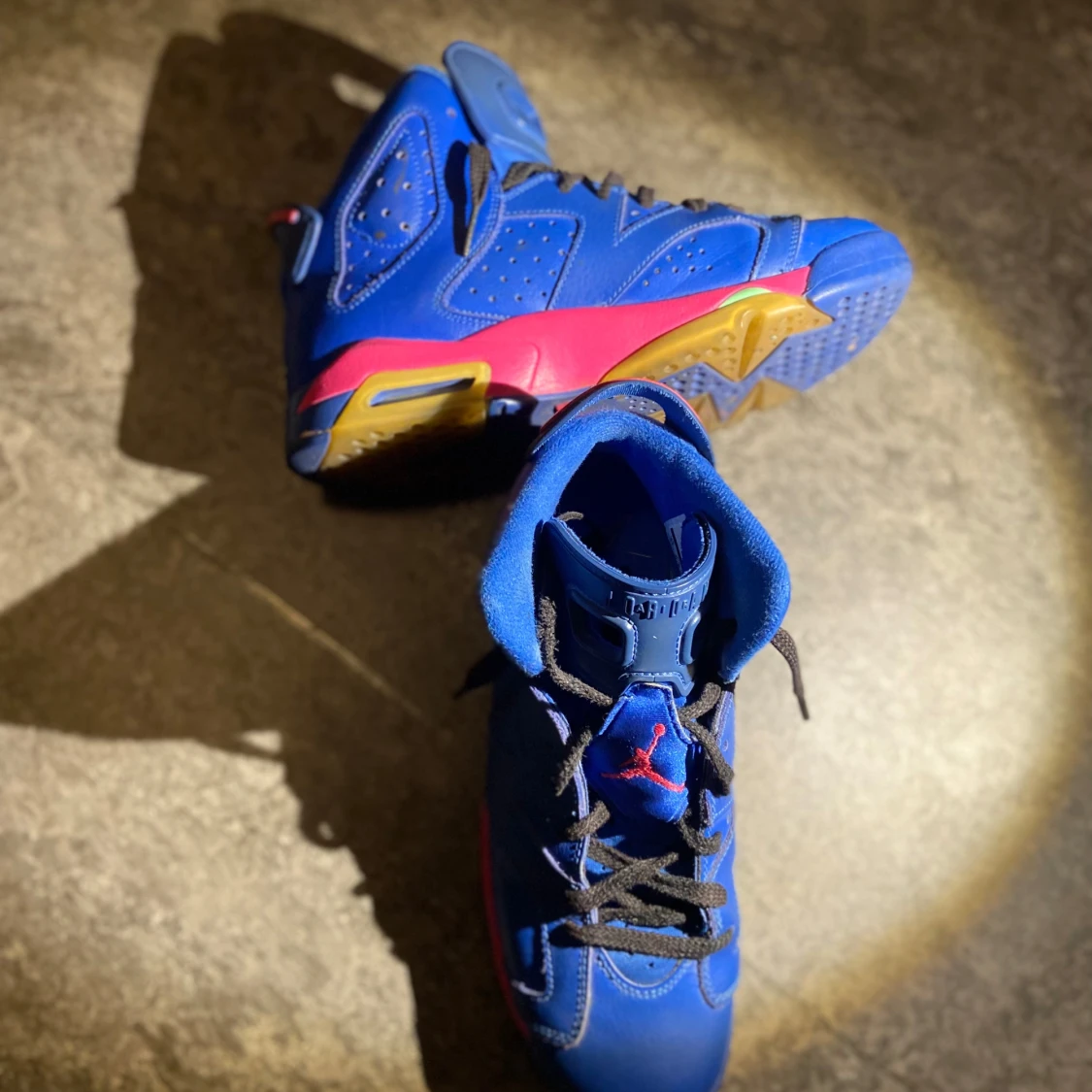 Blå Nike Air Jordans - 92