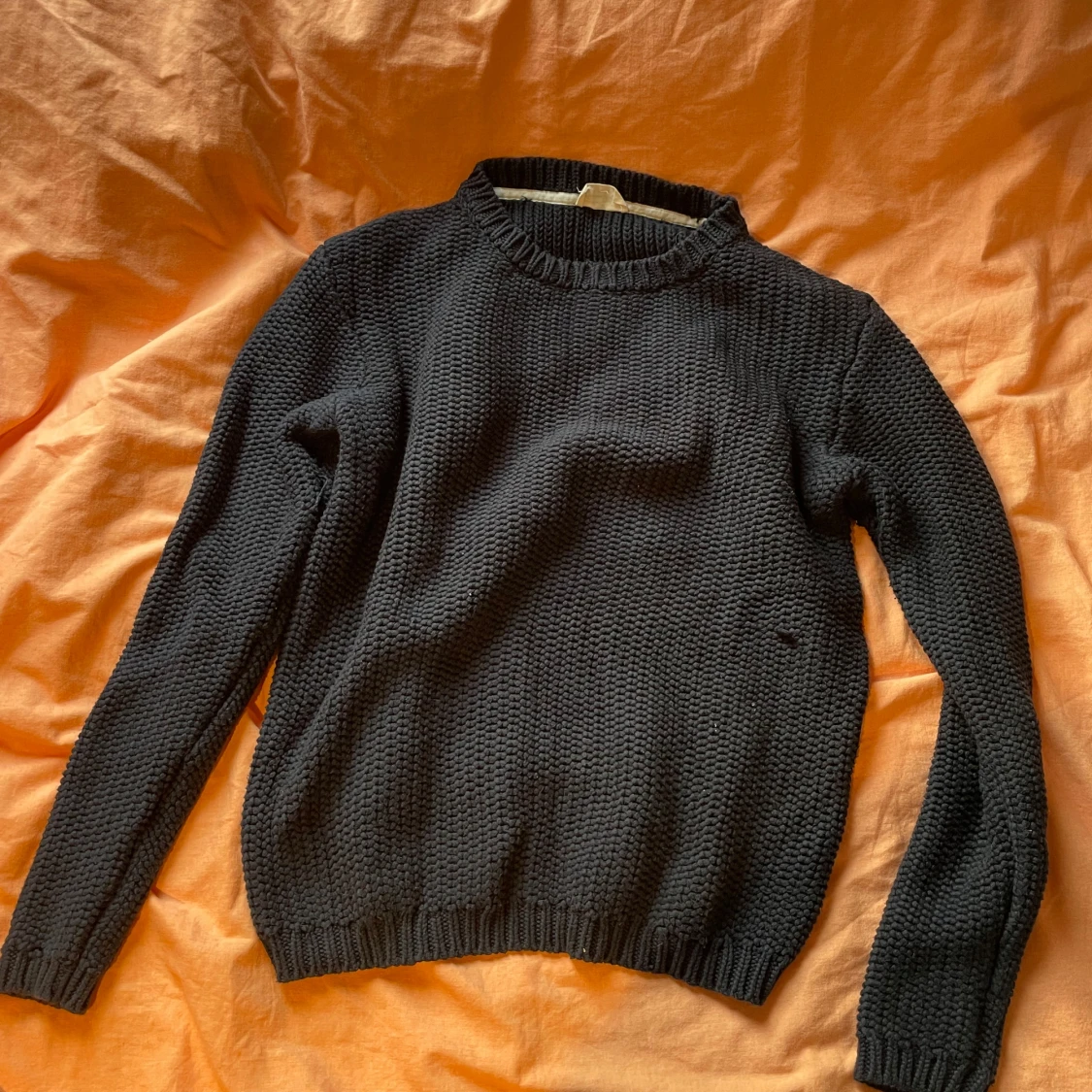 Svart stickad tröja från American Vintage