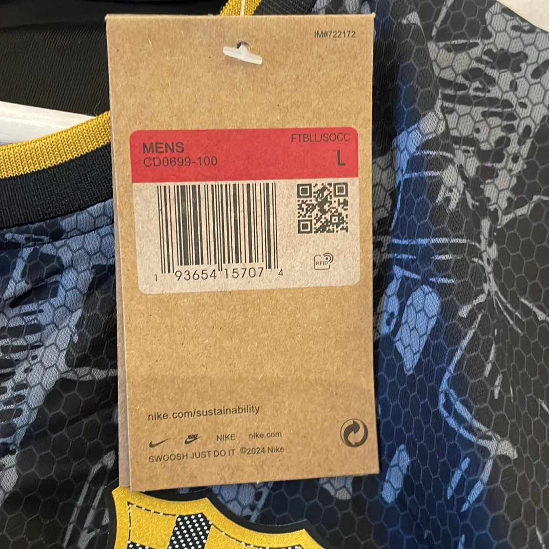 Svart och gul FC Barcelona fotbollströja från Nike - 91