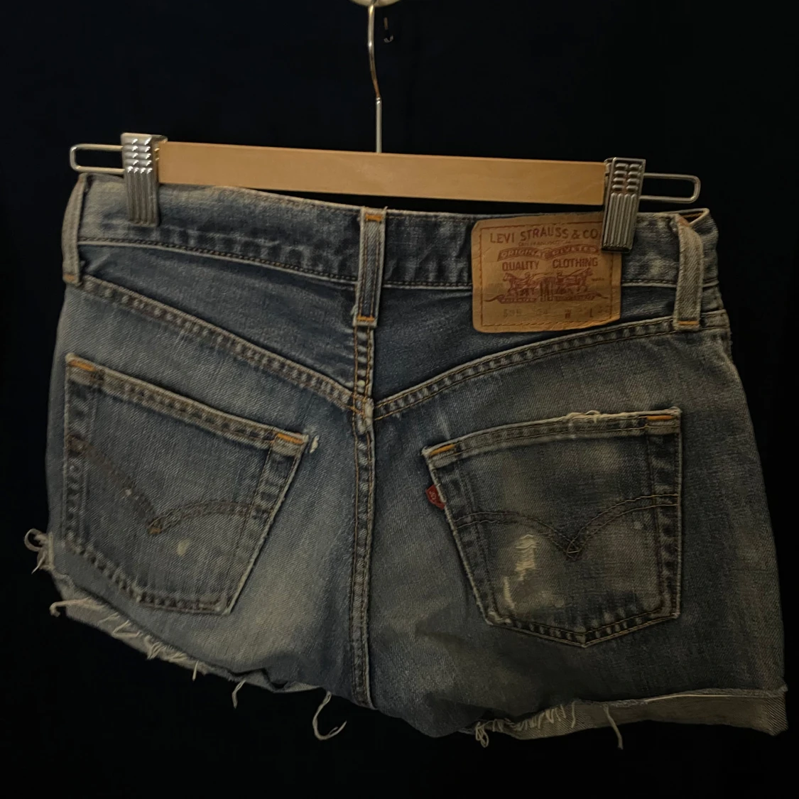 Blå jeansshorts från Levi Strauss & Co
