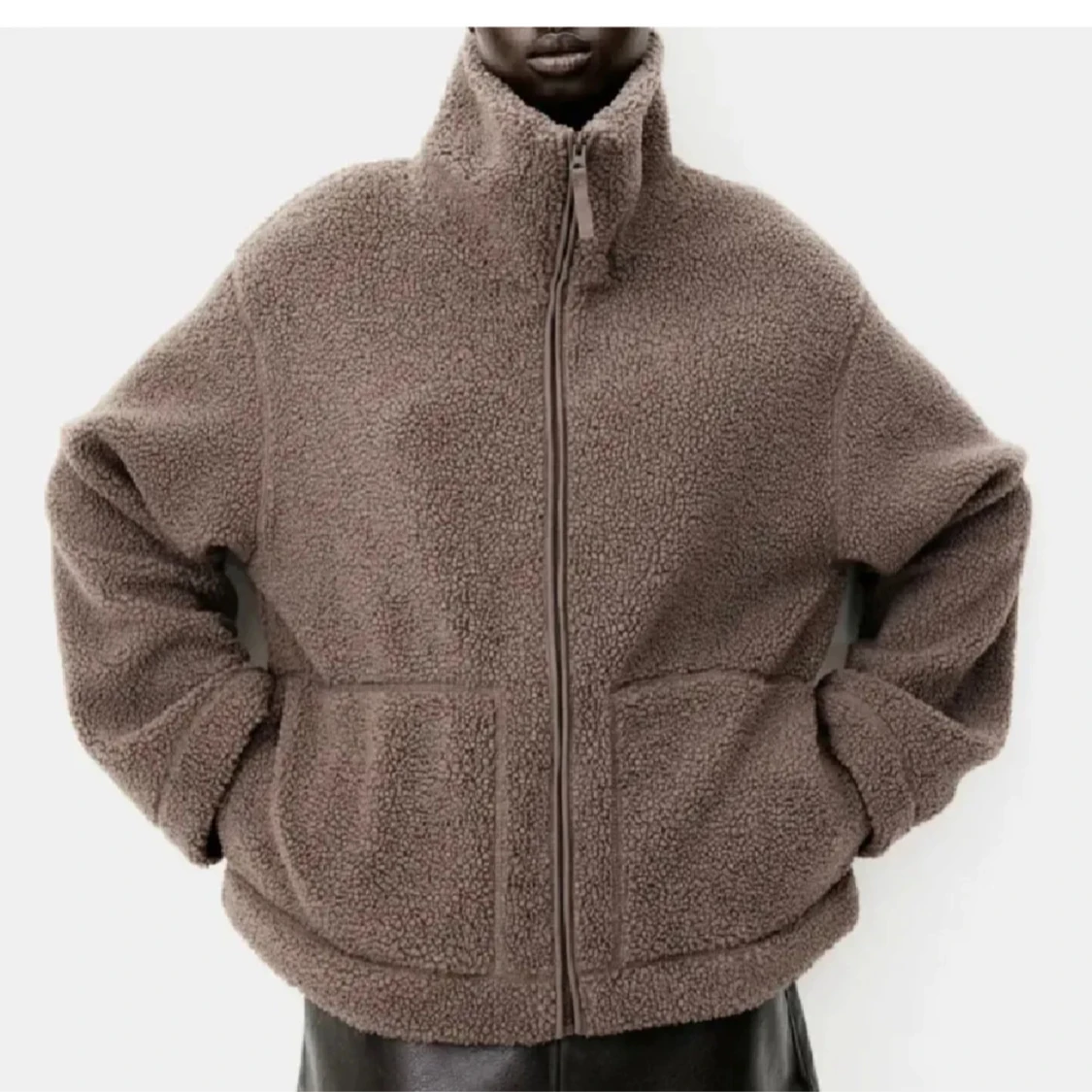 Hm teddyjacka med dragkedja - 90