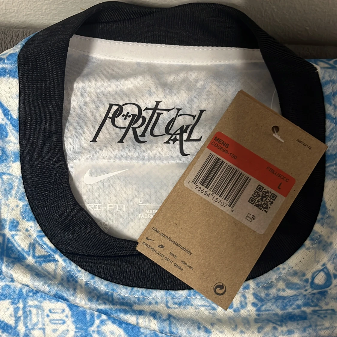 Portugal fotbollströja med nummer 7 - 91