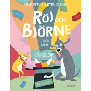 Barnens nya bästa vänner är tillbaka i en faktabok om känslor! Röj och Björne är bästa vänner. Men de har inte alltid lätt hålla sams. Röj är otålig, ivrig och impulsiv. Björne är lugn och eftertänksam. Böckerna om de två vännerna har en tydlig konflikt och lätt igenkännliga karaktärer. Därför passar de särskilt bra för de allra yngsta läsarna. Röj och Björne är fyllda av känslor och i den här boken delar de sina känslor med läsarna. Vad gör dig väldigt glad? Och varför blir vissa arga och andra ledsna? Vad händer i kroppen när man blir rädd? Och hur känns kärlek? En bok som på ett humoristiskt sätt genom både text och bild lyfter hur små katastrofer kan vända helt upp och ner på humöret och tillvaron. Men också hur man med de enklaste medel kan lösa konflikter. Igenkänning för alla!     Format Inbunden   Omfång 80 sidor   Språk Svenska   Förlag Berghs   Utgivningsdatum 2023-09-01   Medverkande Hege Østmo-Sæter Olsnes   Medverkande Karin Tegréus   ISBN 9789150225334  