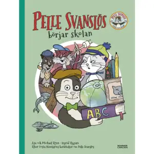 Pelle Svanslös är nyfiken och förväntansfull första dagen i skolan, men ingenting blir som han hoppats. ”Svansen är kattens främsta prydnad!” ryter den elake läraren Konrad, som bara mobbar Pelle. Då är det tur att Pelle har vänner som alltid ställer upp.Berättelsen finns också i sagosamlingen Berättelser om Pelle Svanslös.När Måns startar kattskola blir alla Uppsalas katter snabbt intresserade, trots att skolavgiften är hela tre strömmingar och klassrummet är en skräpig källare. Måns kusin Konrad får bli lärare eftersom han är sträng och bra på att hålla ordning. Men han visar sig vara sämre på stavning och matematik…Skolan blir en riktig kattastrof. Då ber Måns oväntat Pelle om hjälp. Vad har han nu i kikaren?Pelle Svanslös börjar skolan baseras på Gösta Knutssons klassiska berättelser och Jan Gissbergs välbekanta Pelle Svanslös-illustrationer. Berättelsen präglas förstås av Gösta Knutssons klassiska budskap: Trots att Måns och Konrad gör sitt bästa för att mobba Pelle Svanslös, visar Pelle att den som är snäll alltid vinner i längden. Berättelsen ingår även i samlingsutgåvan Berättelser om Pelle Svanslös.    Format Inbunden   Omfång 40 sidor   Språk Svenska   Förlag Bonnier Carlsen   Utgivningsdatum 2015-07-01   Medverkande Michael Rönn   Medverkande Åsa Rönn   Medverkande Lotta Berglin   Medverkande Ingrid Flygare   ISBN 9789163883675  