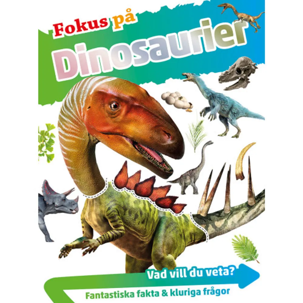 Dinosaurier hör till de mest hänförande och mytomspunna djuren. Ständigt trollbinder de nya små beundrare, som storögt fascineras och slukar all fakta de kommer över. Och det finns mycket spännande att lära sig! Fokus på dinosaurier är full av just spännande fakta av alla möjliga slag. Boken är rikligt illustrerad med pedagogiska och dramatiska bilder. Lär dig var de olika arterna fanns, vad de åt, hur de tog hand om sina ungar, olika kännetecken och typiska egenheter m.m. Format Inbunden Omfång 64 sidor Språk Svenska Förlag Tukan Förlag Utgivningsdatum 2022-03-14 Medverkande Måns Winberg ISBN 9789180371506 . Böcker.