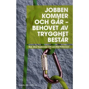 Jobben kommer och går : behovet av trygghet består (inbunden) - Trygghet är ett positivt laddat begrepp. Alla människor vill känna trygghet. Motsatsen - otrygghet försöker vi undvika. Väldigt få, om ens någon tycker att det är bra om otryggheten i samhället ökar. I allehanda situationer och sammanhang vidtar vi åtgärder som ska öka tryggheten, vi låser dörren till vårt hem, vi tar på oss bältet när vi åker bil och vi tecknar försäkringar mot inbrott och brand. På arbetsmarknaden efterfrågar vi också trygghet. Som anställd vill man veta att man har ett jobb att gå till och att lönen ramlar in på kontot varje månad. Men, tryggheten i arbetslivet är inte lika lätt att garantera idag som för trettio år sedan. Konkurrensen har ökat. Det har lett till att vi som konsumenter får mer för våra pengar och som medborgare upplever vi stärkt välstånd. Men det har också lett till att näringslivet, som skapar jobben, omstruktureras i en högre takt. Jobb försvinner, nya jobb kommer. Tryggheten i anställningen påverkas. Hur ska vi hantera det? I antologin Jobben kommer och går behovet av trygghet består kan du läsa om hur elva inflytelserika och kunniga opinionsbildare, forskare och intellektuella resonerar kring tryggheten på svensk arbetsmarknad. Med olika bakgrund, synsätt och perspektiv beskriver de vad som utgör trygghet, vad som kan göras för att öka tryggheten på arbetsmarknaden och vilka perspektivskiften som är nödvändiga för en trygg tillvaro på arbetsmarknaden. I boken medverkar Alice Teodorescu, Lars-Olof Pettersson, Lena Hagman, David Eberhard, Wadih El-Achkar, Annika Elias, Per Skedinger, Jan Edling, Elisabeth Thand Ringqvist, Mads Peter Klindt och Calle Leinar.    Format Inbunden   Omfång 233 sidor   Språk Svenska   Förlag Ekerlids   Utgivningsdatum 2012-01-30   Medverkande AnneSophie Sjöblom   Medverkande Alice Teodorescu   Medverkande Lars-Olof Pettersson   Medverkande Lena Hagman   Medverkande David Eberhard   Medverkande Wadih E-Achkar   Medverkande Annika Elias   Medverkande Per Skedinger   Medverkande Jan Edling   Medverkande Elisabeth Thand Ringqvist   Medverkande Mads Peter Klindt   Medverkande Calle Leina   Medverkande Alice Teodorescu   Medverkande Lars-Olof Pettersson   ISBN 9789170921865  