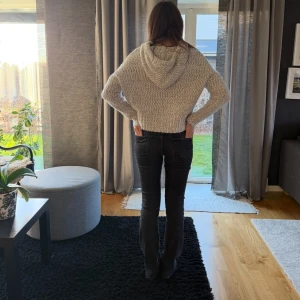 stickad hoodie - Mysig stickad hoodie 