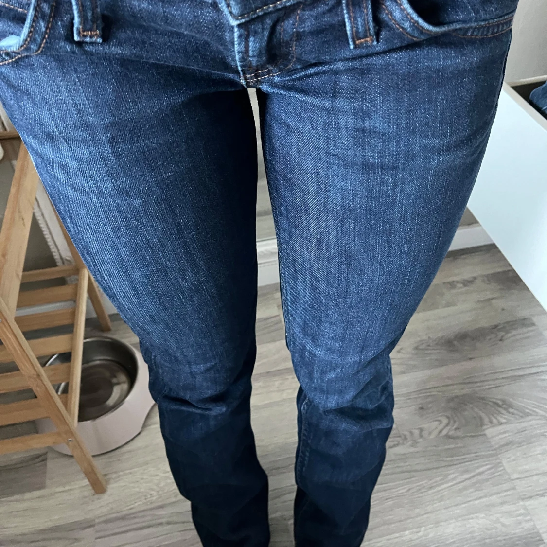 lågmidjade lee jeans  - 91