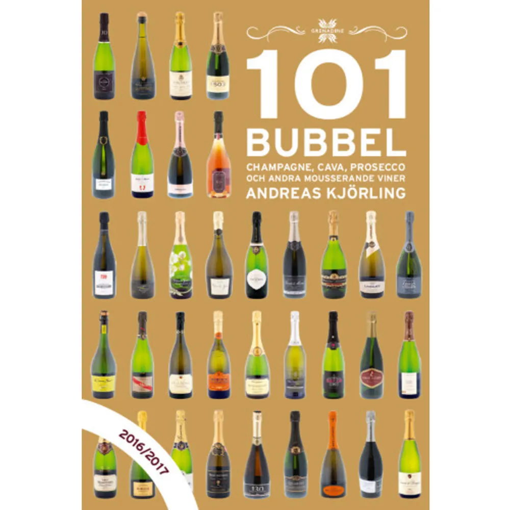 101 Bubbel - Champagne, Cava, Prosecco och andra mousserande viner, 2016/2017 Här kommer uppföljaren till förra årets succé i ny och uppdaterad utgåva. Det här är boken för både den nyblivne och erfarne vindrickaren som vill komma vidare med tips på goda och spännande viner. 