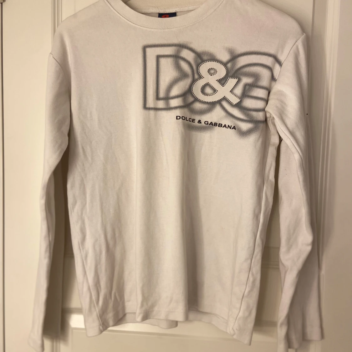 Vit långärmad tröja från Dolce & Gabbana