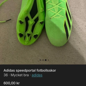 Adidas speedportal fotbollsskor  - Helt nya, använda under en träning. 