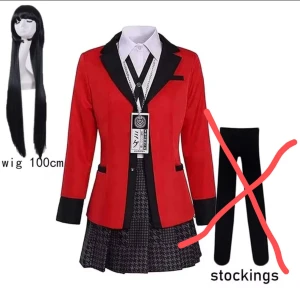 Yumeko Jabami cosplay Kakegurui - Hej! Säljer en Yumeko cosplay från kakeguri. Allt ingår förutom strumbyxor <3 Dm för frågor