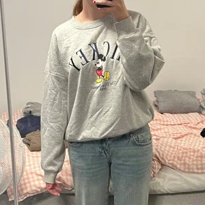 Musse pigg sweatshirt - Ljusgrå Musse pigg sweatshirt från HM, säljes då den inte används. 