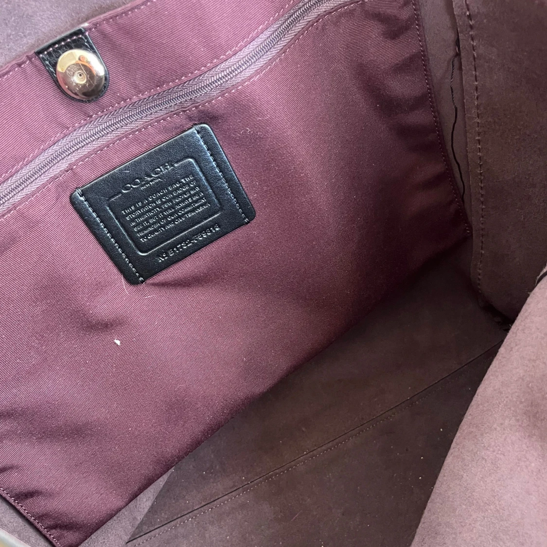 Coach väska, large tote  - 92