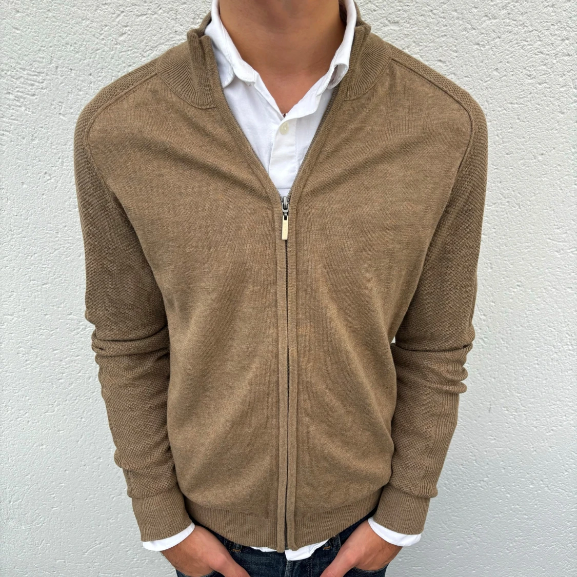 Beige Cardigan - 90