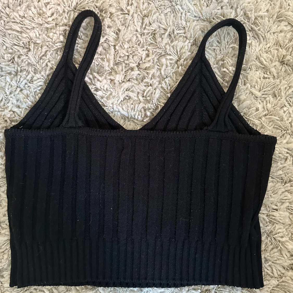 Svart stickat linne - 92