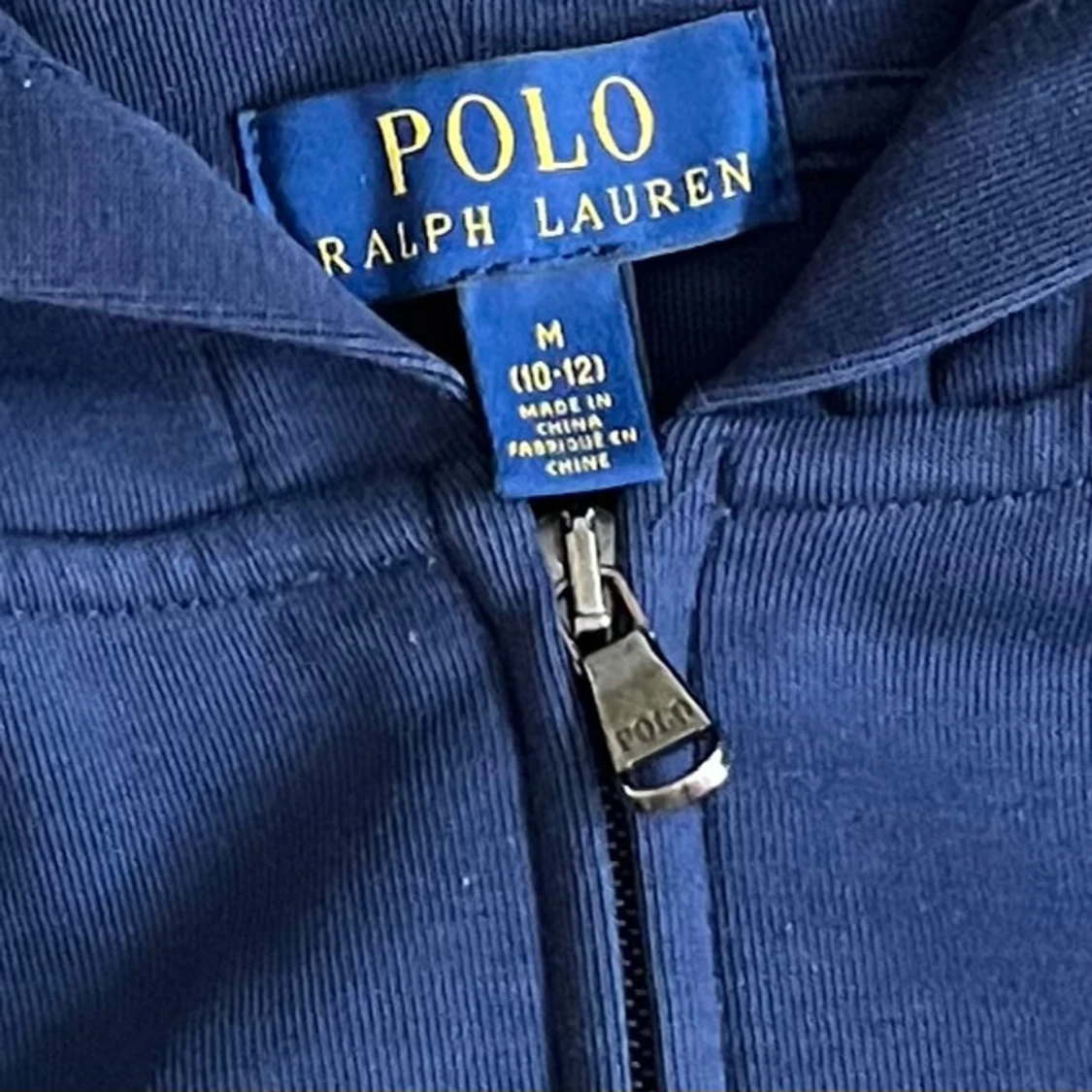 Marinblå Ralph Lauren zipup hoodie!!⭐️💙 - 91