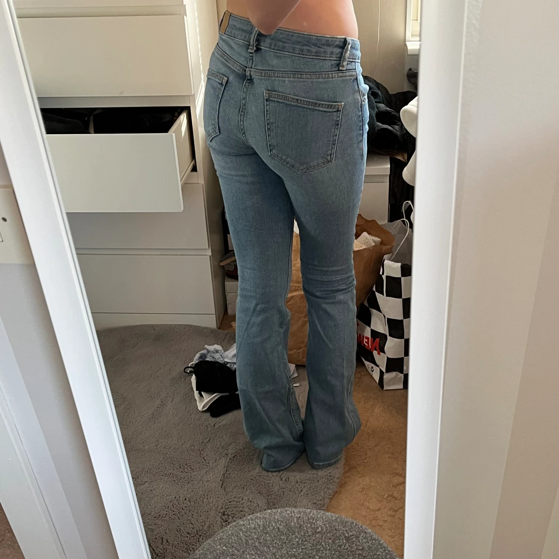 Lågmidjade jeans  - 90