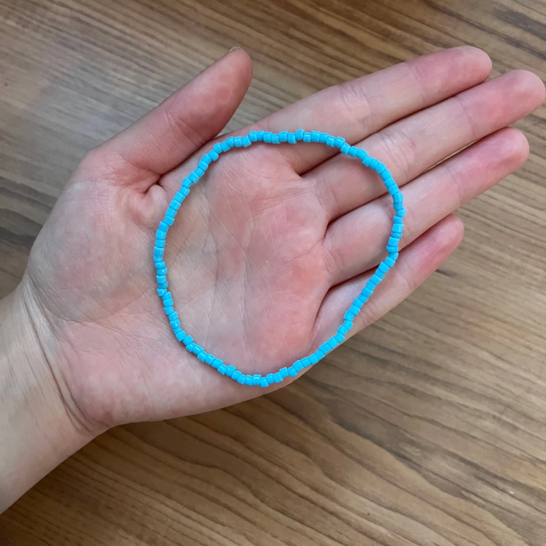 Turkost pärlarmband - 90