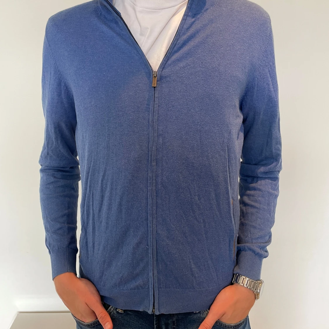 Stickad ZipUp - Massimodutti - 90