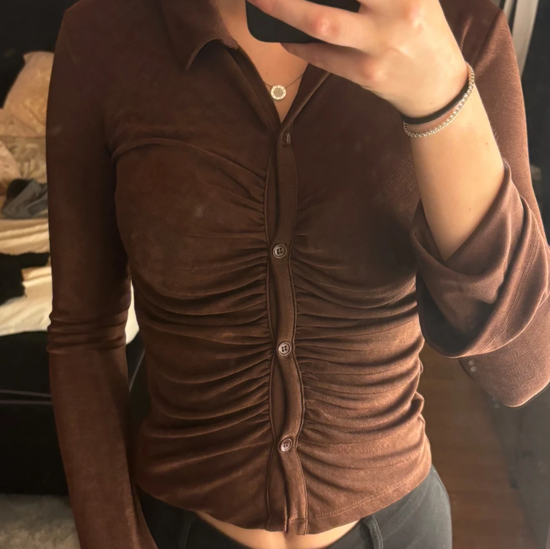 Brun tröja